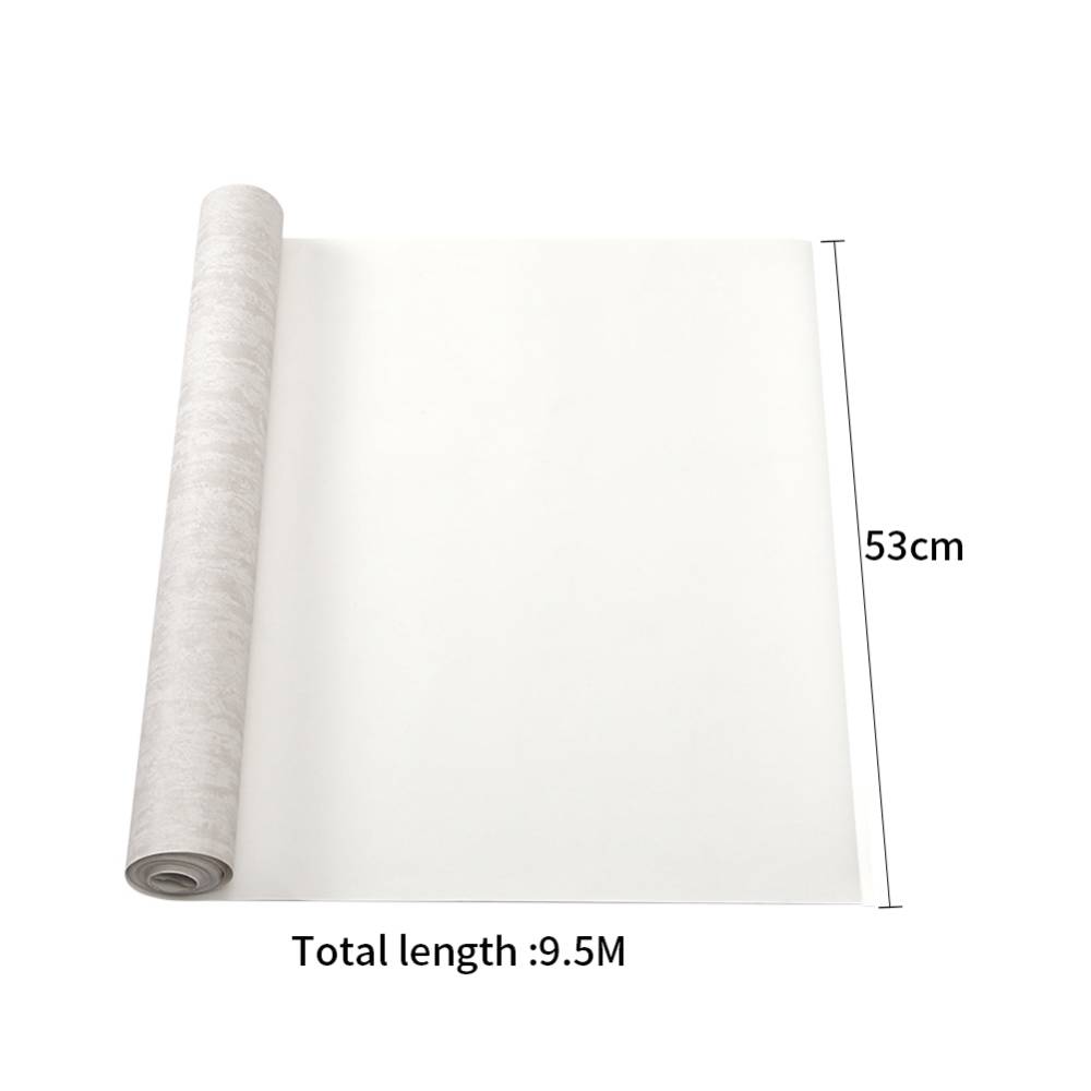 Plain Grey Non-woven Embossed Wallpaper