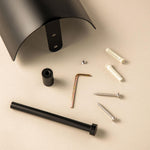 Paper Holder With Cover Glossy Stainless Steel Logic