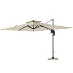 3.7x2.7m Cantilever Parasol, Hanging Offset Umbrella