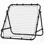 Rebounder Net Practise Football Kickback Target Goal | Black