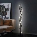 Modern Led Floor Lamp For Living Room, Dinning Room Office | Black