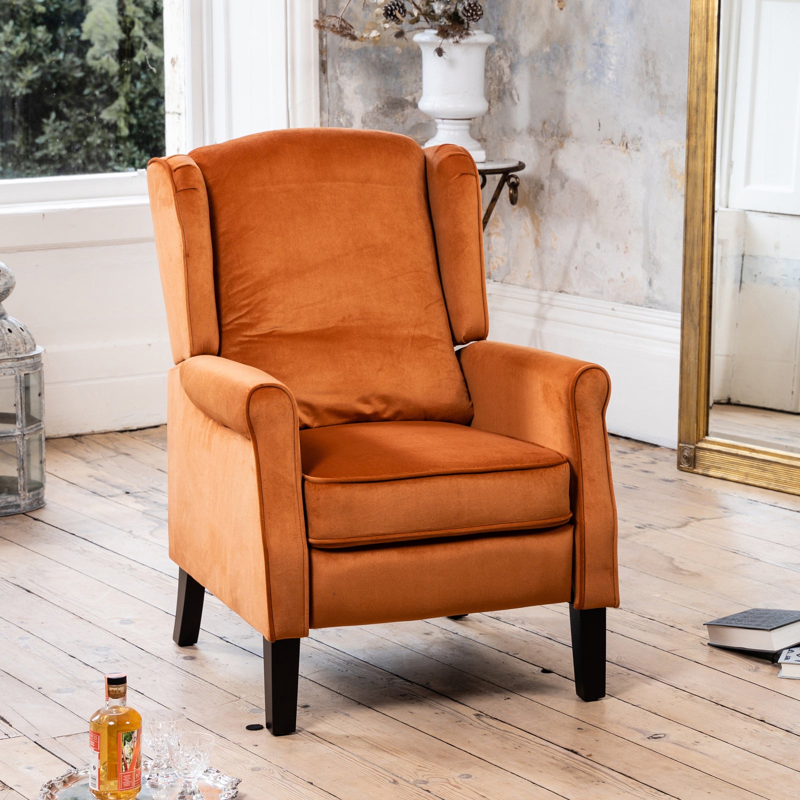 Barksdale Recliner Armchair | Orange
