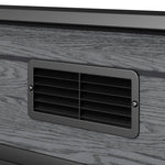 6x4ft Outdoor Plastic Storage Shed With Floor, Window, 2 Vents & Double Lockable Doors,wood Grain Design