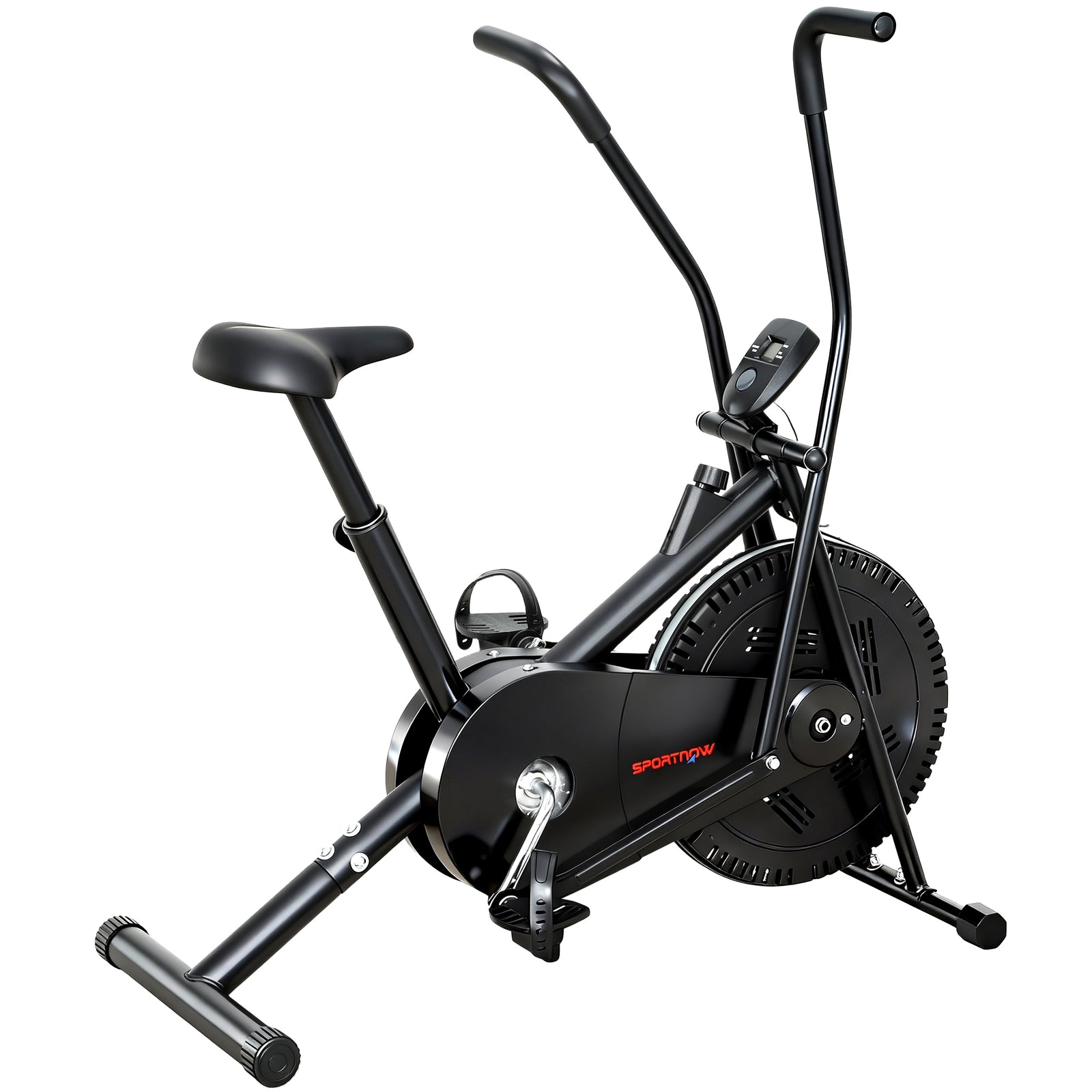 Exercise Bike With Adjustable Seat & Lcd Display