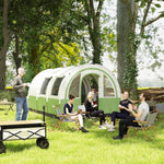 Outsunny 5-6 Man Tunnel Tent, 3000mm Waterproof