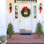 2 Piece 3ft Porch Christmas Tree, Décor