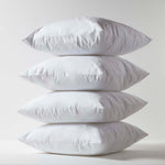 Waterproof Pillow Protectors, Pack Of 4 | 65cm x 65cm | White