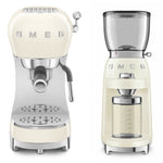 Ecf02, Cgf11, Ects01 Coffee Machine, Grinder & Tamping Set | Cream