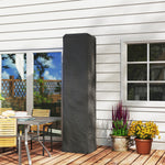 Outsunny Black Upf30+ Pyramid Heater Cover