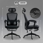 Office Chair With Lumbar Support | Black