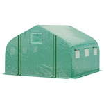 4.5x3x2m Tunnel Greenhouse W/ Roll Up Door