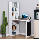 Convertible Desk W/ Blackboard Multi-function Computer | White
