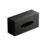 Tissue Box Cover, Matt Black, Free-standing , Collection Architect S+