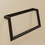 Towel Rack, Matt Black, Micra Collection
