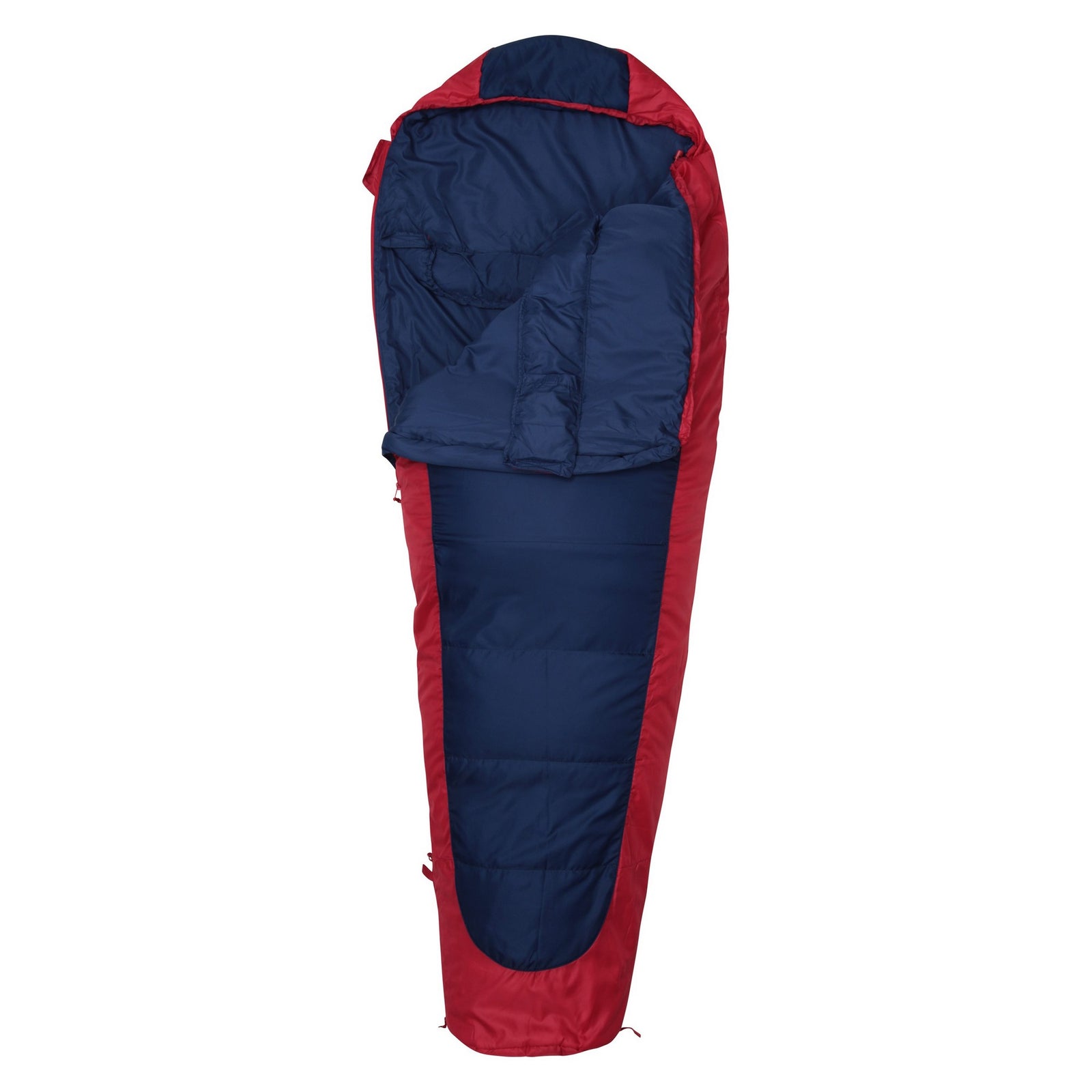 Unisex Adult Right Zip Microlite 500 Midseason Mummy Sleeping Bag | 200cm | Navy Blue