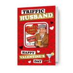 Triffic Husband' Valentine's Day Card With Detachable Coaster Official Product