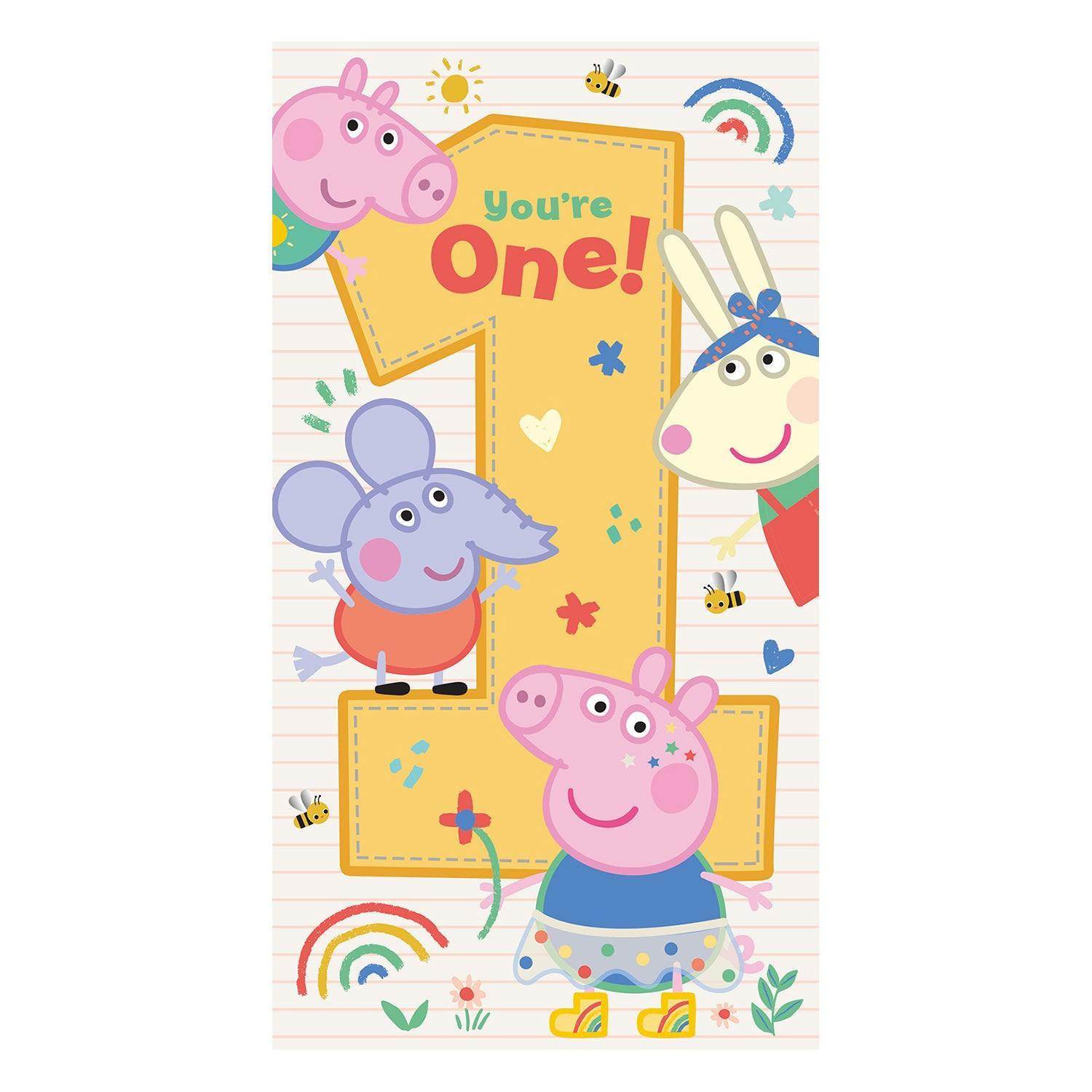 Age 1 Birthday Card Official Product