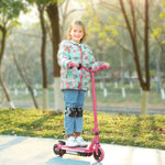 Electric Scooter For Ages 6-14, With Colourful Light | Pink