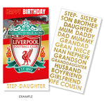Personalise Birthday Card With Sticker Sheet Official Product