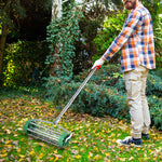 Heavy Duty Lawn Aerator Roller With Handle For Lawns
