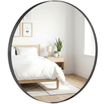 Wall Mirror 61 Cm, Wall Mounted Bathroom Mirror | Black
