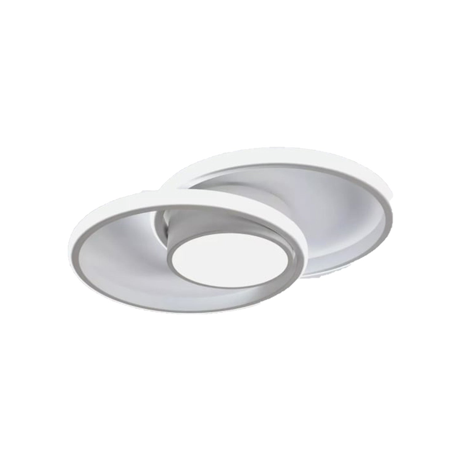 Bath Plus TB+ Modern 2-ring Led Semi-flush Mount Ceiling Light
