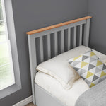 Francis Wooden Ottoman Bed | Single | Grey