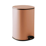 Essentials Pedal Bin | 5l Circular Trash Can With Lid | Pink