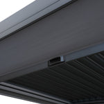 Aluminium Pergola With Anthracite Blinds | 3m x 3m | Anthracite