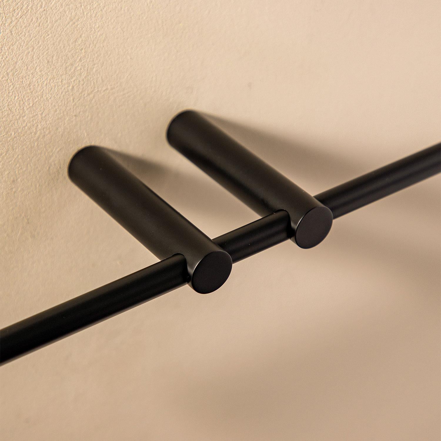 Toilet Roll Holder, Gloss Steel, Wall-mounted. Collection Architect S+