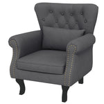 Wingback Armchair Chesterfield Style Accent Chair