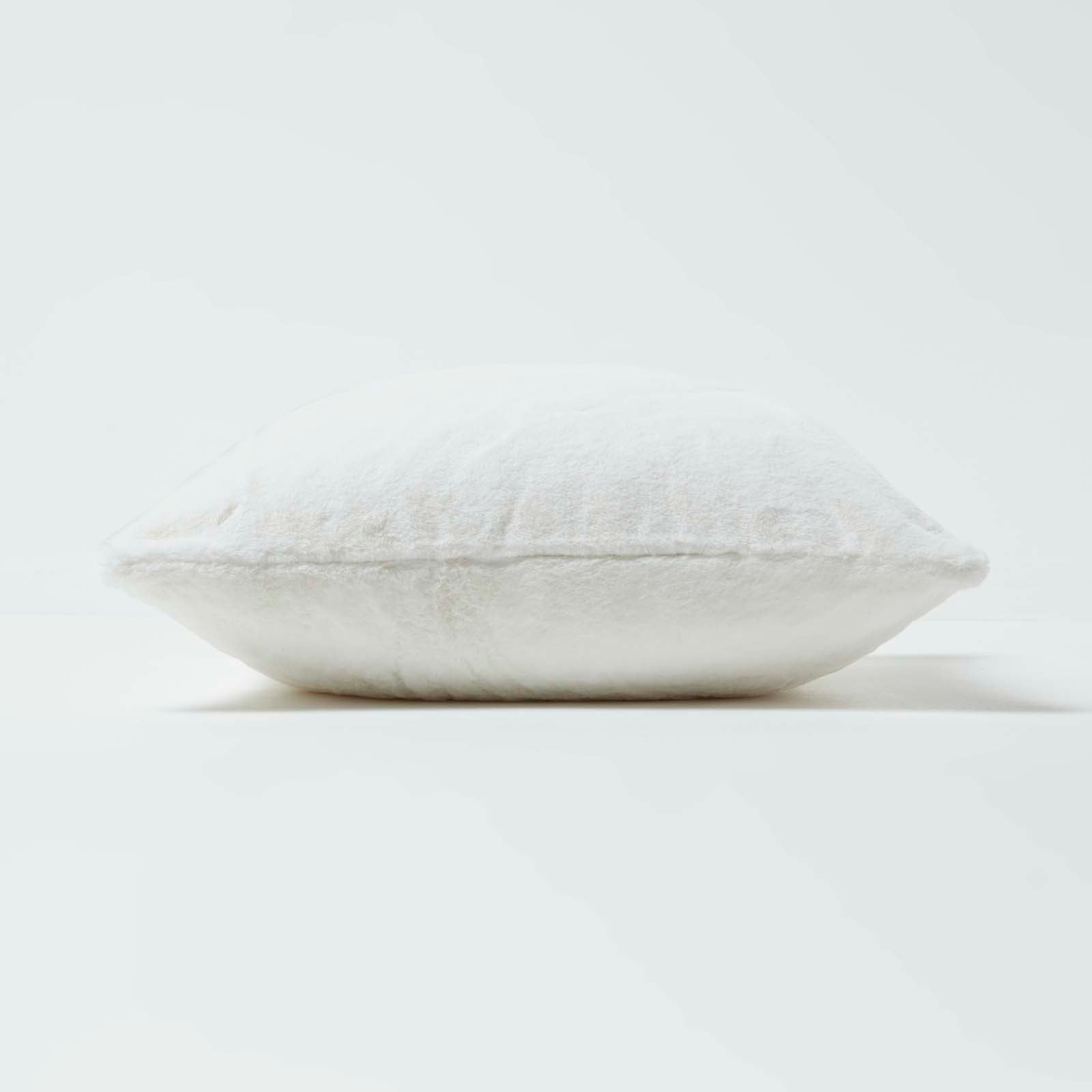 Soft Touch Faux Fur Filled Cushion | 45cm x 45cm | Cream