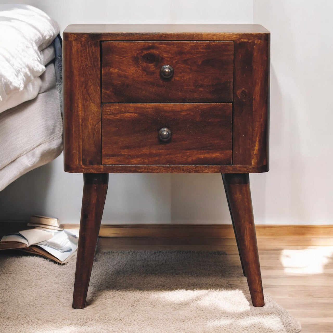 Solid Wood Bera Bedside