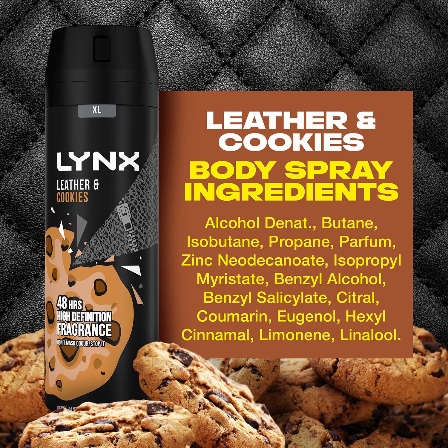 Xl 48-h High Definition Fragrance Leather & Cookies Body Spray 3 Pk, 200ml