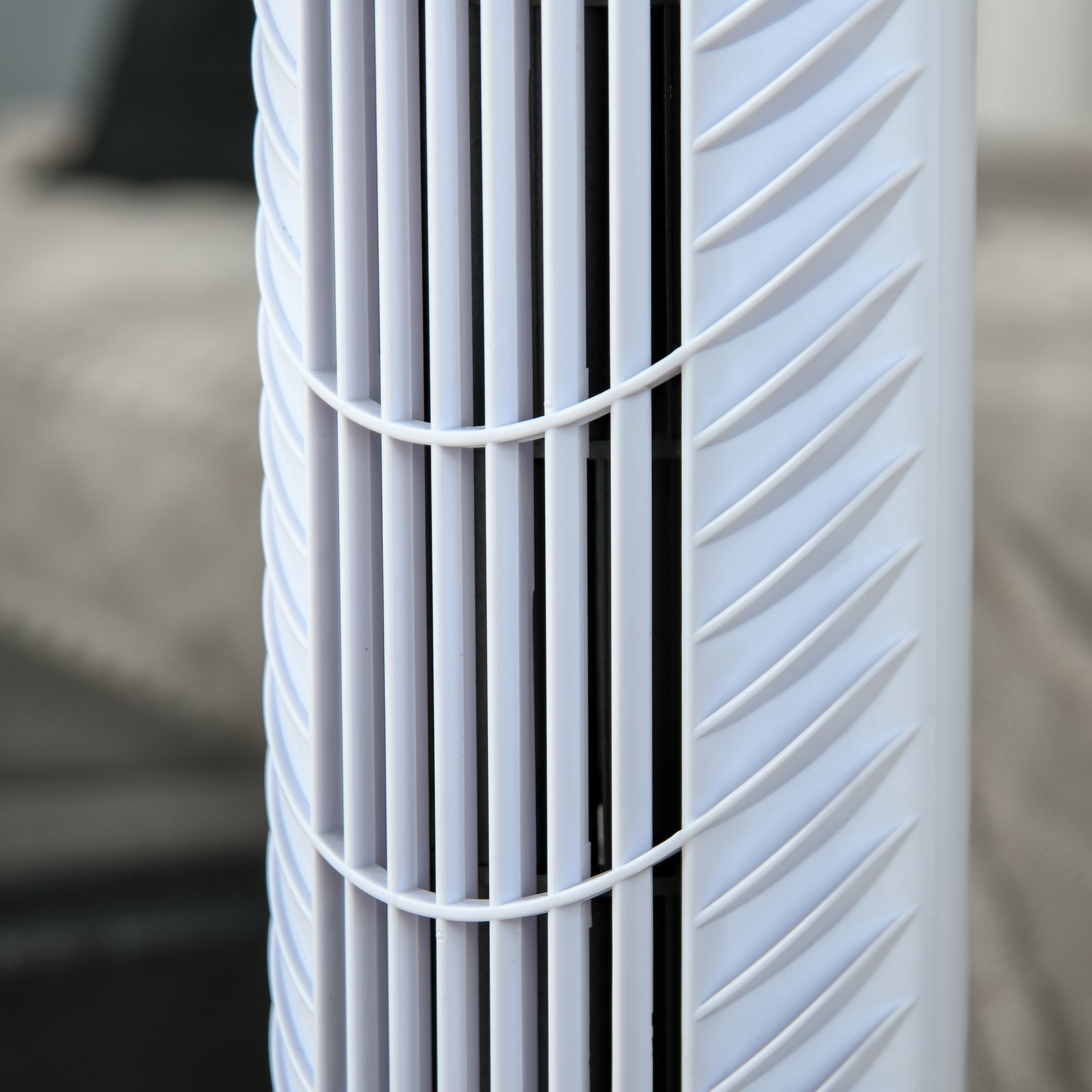 Led 36 Inch Tower Fan 70° Oscillation 3 Speed Remote | One Size | White