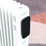 7/9/11fin Oil Filled Radiator Heater With 3 Heat Settings | Large | White