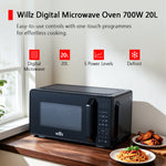 20l Digital Microwave Oven 700w With 6 Power Levels & Timer