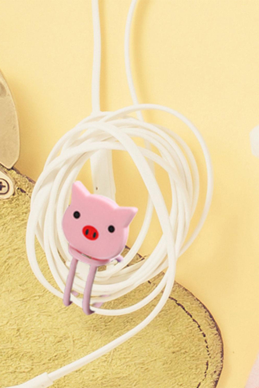 Cartoon Cord Cable Organiser | Pink