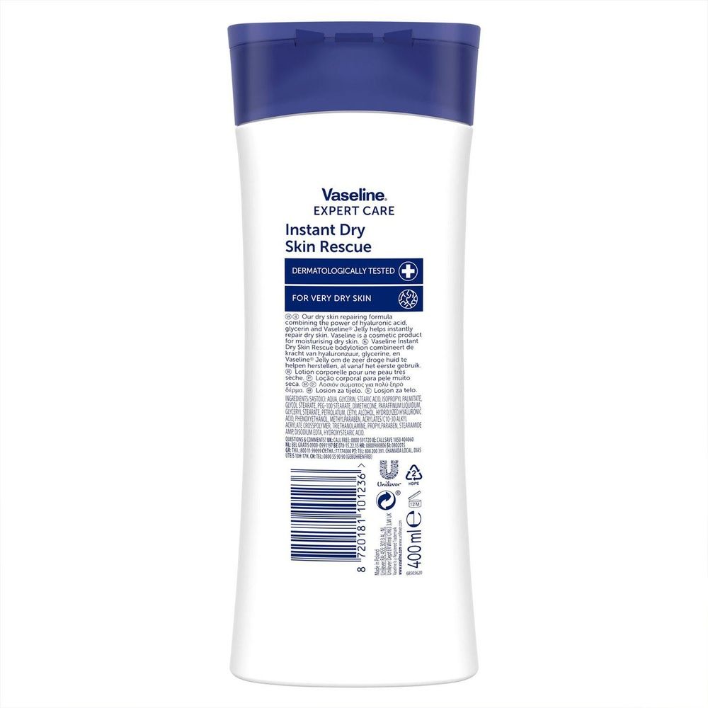 Expert Care Body Lotion Instant Dry Skin Rescue Hydrating 400ml | Set-of-12