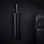 Toilet Brush, Black Matt, Freestanding Or Wall-mounted. Collection Bwc