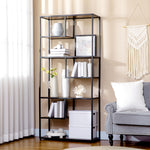 7 Tier Storage Shelves, Free Standing Book Shelf For Study