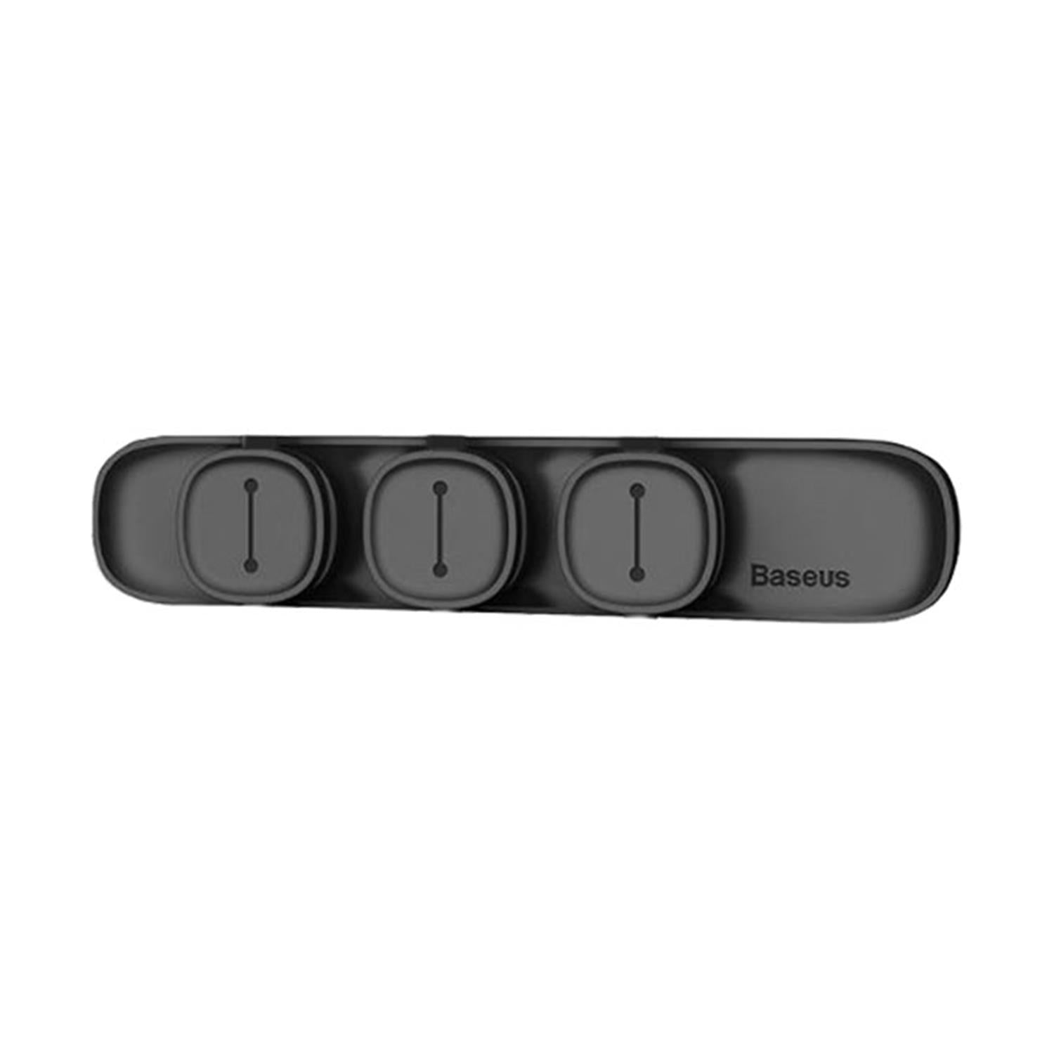 Universal 3 Magnetic Usb Cable Organizer | Black