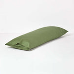 Organic Cotton Housewife Pillowcase 400 Tc | Body | Moss Green