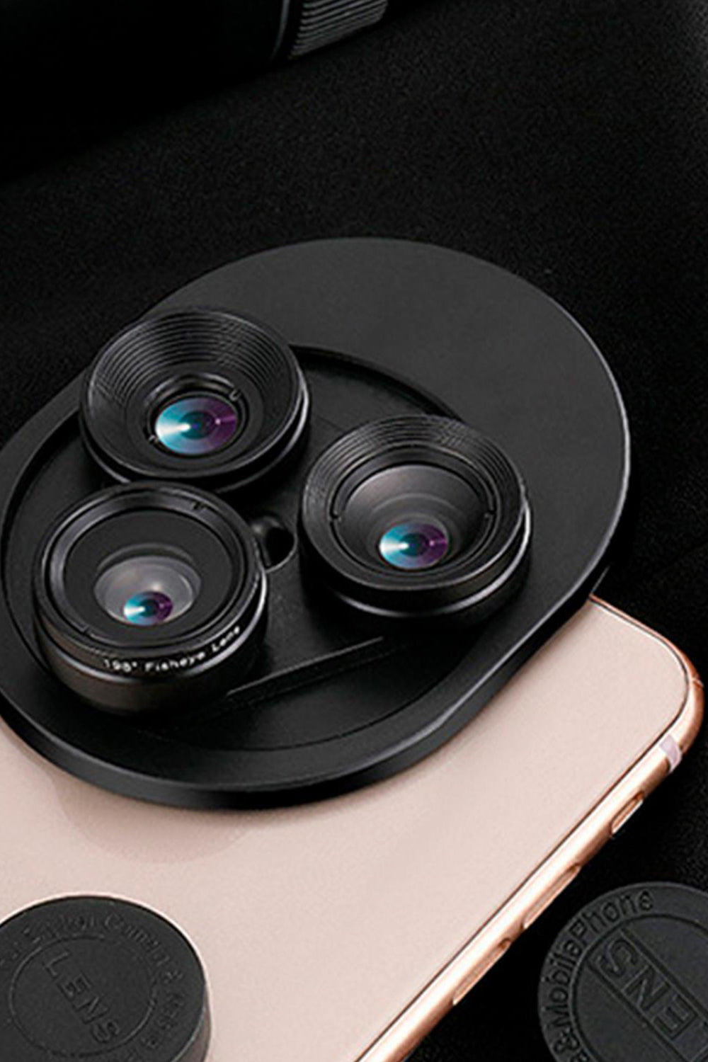 Universal 3 In 1 Camera Lens With Fisheye Lens & Wide Angle