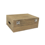 Oak Effect Wooden Box | Medium | Brown