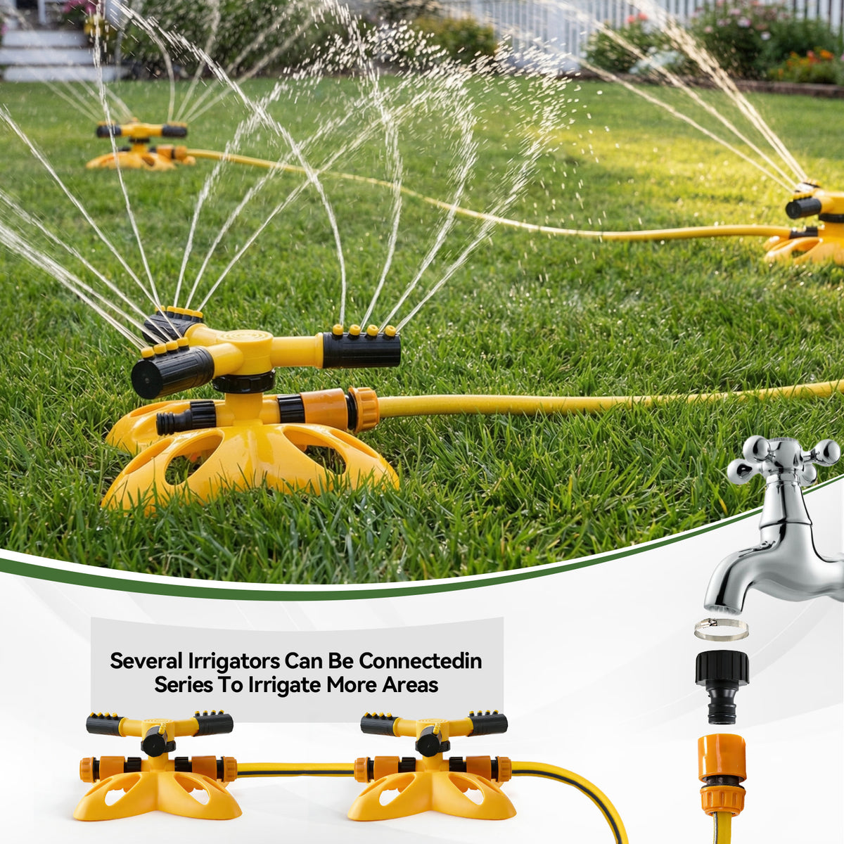 360 Degree Automatic Garden Water Sprinkler | 10m