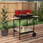Charcoal Portable Bbq Grill With Adjustable Grill Height