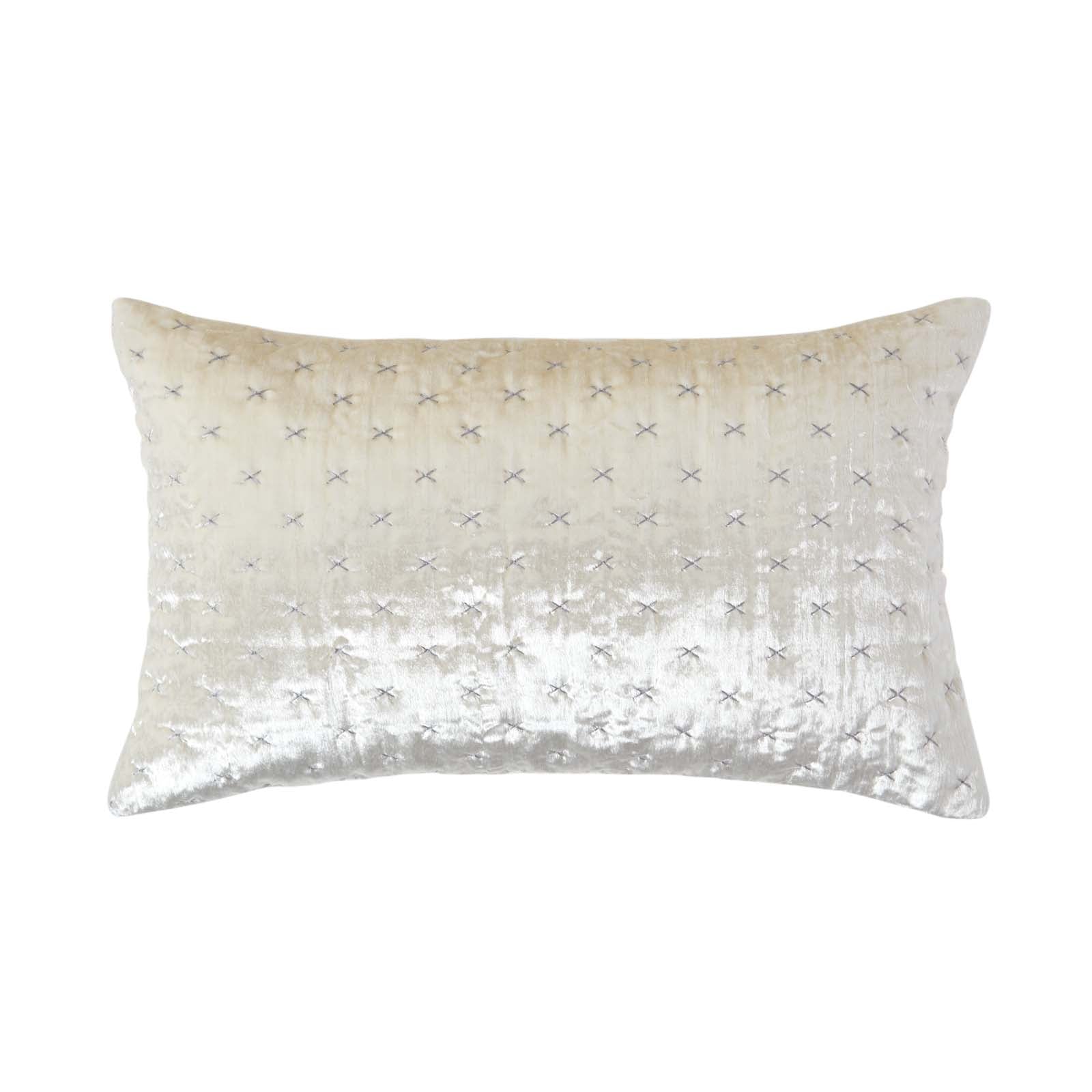 Crushed Velvet Cushion Cover | 30cm x 50cm | Cream