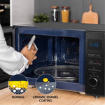 25l 4-in-1 Combination Microwave Oven – Microwave, Grill, Air Fry & Convection Baking, Black