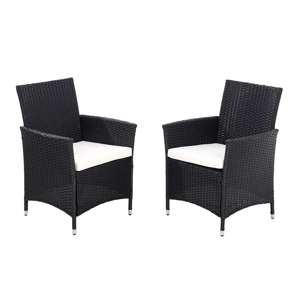 (PE) Wicker 2 - Person Seating Group With Cushions